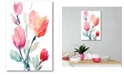 Courtside Market Tulips Study II 12" x 18" Gallery-Wrapped Canvas Wall Art